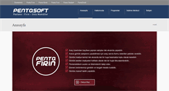 Desktop Screenshot of pentasoft.com.tr